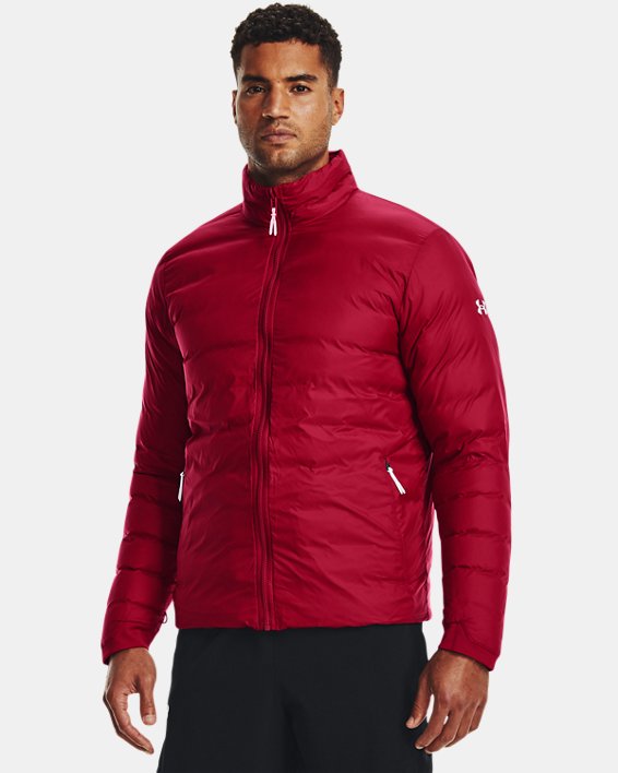 Men's UA Storm ColdGear® Infrared Down 3-in-1 Jacket, Red, pdpMainDesktop image number 3